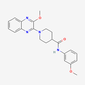 N-(3-methoxyphenyl)-1-(3-methoxyquinoxalin-2-yl)piperidine-4-carboxamide