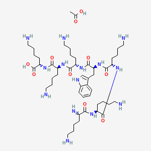 H-Lys-Lys-Lys-Trp-Lys-Lys-Lys-OH Acetate