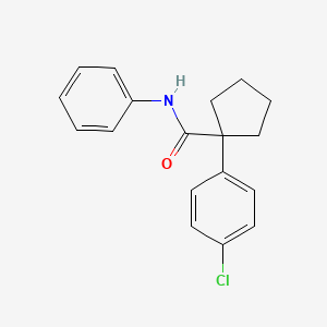 1-(4-chlorophenyl)-N-phenylcyclopentanecarboxamide