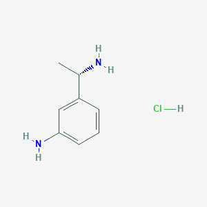 (S)-3-(1-Aminoethyl)aniline hcl