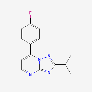 7-(4-Fluorophenyl)-2-(propan-2-yl)[1,2,4]triazolo[1,5-a]pyrimidine