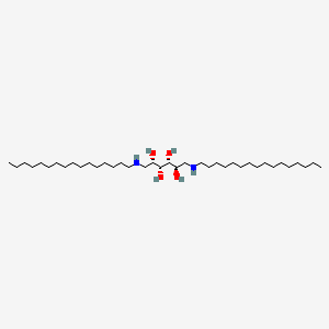 molecular formula C38H80N2O4 B1496864 (2R,3R,4R,5S)-1,6-bis(hexadecylamino)hexane-2,3,4,5-tetraol 