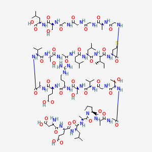 molecular formula C111H186F3N31O41S B1496871 H-Asp-Glu-Leu-Ala-Pro-Ala-Gly-Thr-Gly-Val-Ser-Arg-Glu-Ala-Val-Ser-Gly-Leu-Leu-Ile-Met-Gly-Ala-Gly-Gly-Gly-Ser-Leu-OH CAS No. 1233876-42-0
