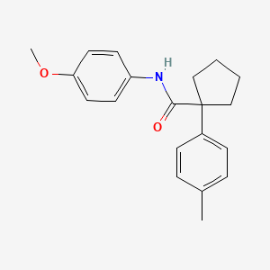 N-(4-methoxyphenyl)-1-(4-methylphenyl)cyclopentanecarboxamide