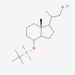molecular formula C19H38O2Si B1496901 (2S)-2-((1R,3aR,7aR)-4-((tert-butyldimethylsilyl)oxy)-7a-methyloctahydro-1H-inden-1-yl)propan-1-ol 