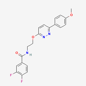 molecular formula C20H17F2N3O3 B14969079 3,4-difluoro-N-(2-{[6-(4-methoxyphenyl)pyridazin-3-yl]oxy}ethyl)benzamide 