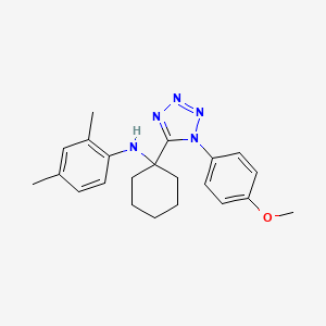 N-{1-[1-(4-methoxyphenyl)-1H-tetrazol-5-yl]cyclohexyl}-2,4-dimethylaniline