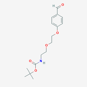 Tert-butyl(2-(2-(4-formylphenoxy)ethoxy)ethyl)carbamate