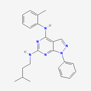 N~6~-(3-methylbutyl)-N~4~-(2-methylphenyl)-1-phenyl-1H-pyrazolo[3,4-d]pyrimidine-4,6-diamine