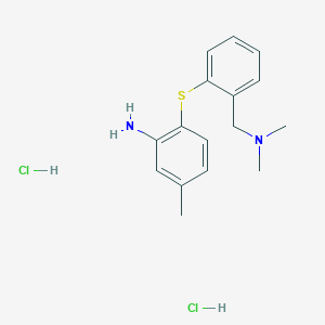 molecular formula C16H22Cl2N2S B149693 MADAM 二盐酸盐 CAS No. 411208-45-2