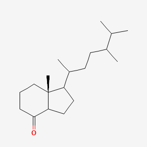 molecular formula C19H34O B1496958 (1R,3aR,7aR)-1-((2R,5S)-5,6-dimethylheptan-2-yl)-7a-methylhexahydro-1H-inden-4(2H)-one 