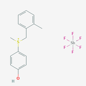 (4-Hydroxyphenyl)methyl(2-methylbenzyl)sulfonium Hexafluoroantimonate