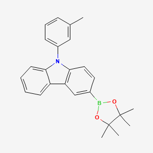 3-(4,4,5,5-Tetramethyl-1,3,2-dioxaborolan-2-yl)-9-(m-tolyl)-9H-carbazole
