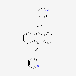 9,10-bis((E)-2-(pyridin-3-yl)vinyl)anthracene