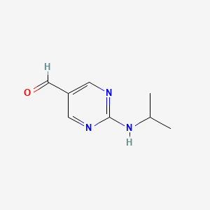 molecular formula C8H11N3O B1496999 2-(异丙氨基)嘧啶-5-甲醛 CAS No. 959239-00-0