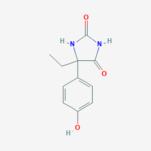 molecular formula C11H12N2O3 B014970 5-乙基-5-(4-羟基苯基)咪唑烷-2,4-二酮 CAS No. 61837-66-9