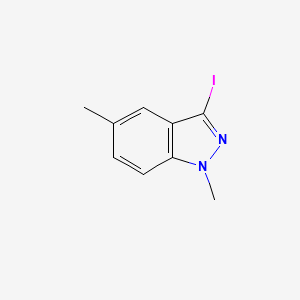 3-Iodo-1,5-dimethyl-1H-indazole