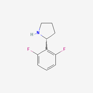 (2R)-2-(2,6-Difluorophenyl)pyrrolidine
