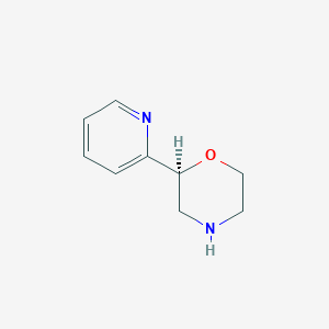 molecular formula C9H12N2O B1497011 (S)-2-(pyridin-2-yl)morpholine 