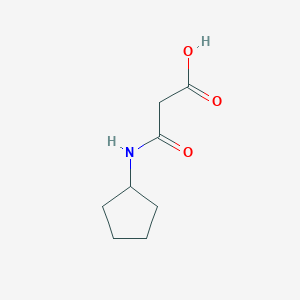 molecular formula C8H13NO3 B1497032 3-(Cyclopentylamino)-3-oxopropanoic acid CAS No. 1060817-51-7