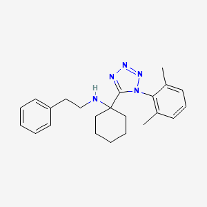 1-[1-(2,6-dimethylphenyl)-1H-tetrazol-5-yl]-N-(2-phenylethyl)cyclohexanamine