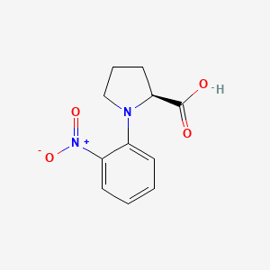 molecular formula C11H12N2O4 B1497037 1-(2-Nitrophenyl)-L-proline CAS No. 31981-54-1