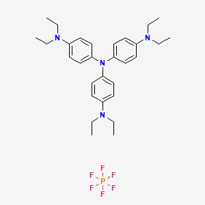 molecular formula C30H42F6N4P- B1497047 N,N-Bis[4-(diethylamino)phenyl]-N',N'-diethyl-1,4-benzenediamine hexafluorophosphate 