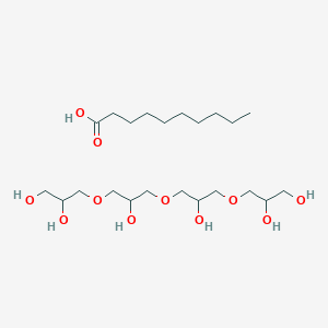 molecular formula C22H46O11 B1497054 Polyglyceryl-4 caprate 