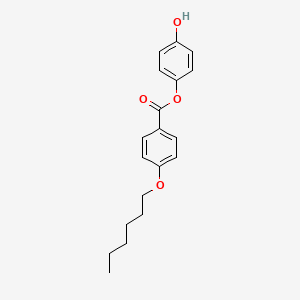 molecular formula C19H22O4 B1497056 Benzoic acid, 4-(hexyloxy)-, 4-hydroxyphenyl ester 