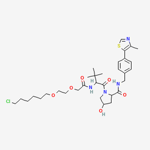molecular formula C32H47ClN4O6S B1497064 (S,R,S)-AHPC-PEG2-C4-Cl 