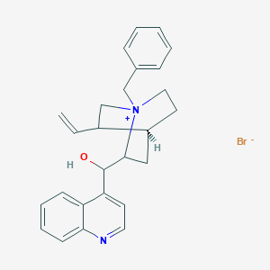 [(4S)-1-benzyl-5-ethenyl-1-azoniabicyclo[2.2.2]octan-2-yl]-quinolin-4-ylmethanol;bromide
