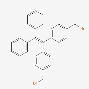 molecular formula C28H22Br2 B1497076 4,4'-(2,2-Diphenylethene-1,1-diyl)bis((bromomethyl)benzene) 