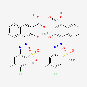 molecular formula C36H24CaCl2N4O12S2 B1497090 C.I. Pigment Red 52:1 CAS No. 52202-90-1