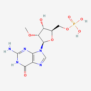 molecular formula C11H16N5O8P B1497104 2'-O-Methylguanosine 5'-monophosphate CAS No. 24121-01-5