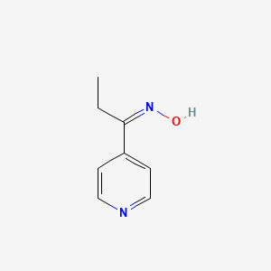 molecular formula C8H10N2O B1497110 (1Z)-N-Hydroxy-1-(4-pyridinyl)-1-propanimine 