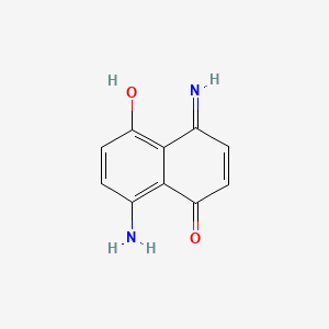 molecular formula C10H8N2O2 B1497111 4,8-Diaminonaphthalene-1,5-dione CAS No. 6259-68-3