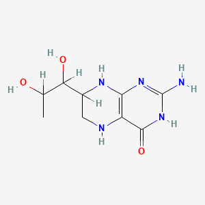 molecular formula C9H15N5O3 B1497116 4(1H)-Pteridinone, 2-amino-7-(1,2-dihydroxypropyl)-5,6,7,8-tetrahydro- CAS No. 35818-62-3