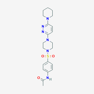 N-[4-({4-[6-(Piperidin-1-YL)pyridazin-3-YL]piperazin-1-YL}sulfonyl)phenyl]acetamide