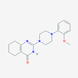 molecular formula C19H24N4O2 B1497125 2-[4-(2-Methoxyphenyl)piperazin-1-yl]-5,6,7,8-tetrahydroquinazolin-4-ol 