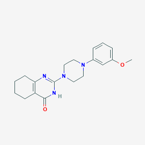 molecular formula C19H24N4O2 B1497131 2-[4-(3-Methoxyphenyl)piperazinyl]-3,5,6,7,8-pentahydroquinazolin-4-one 