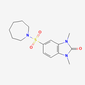 5-(azepan-1-ylsulfonyl)-1,3-dimethyl-1,3-dihydro-2H-benzimidazol-2-one