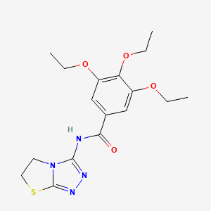 N-(5,6-dihydrothiazolo[2,3-c][1,2,4]triazol-3-yl)-3,4,5-triethoxybenzamide