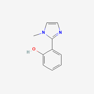 molecular formula C10H10N2O B1497144 2-(1-Methyl-1H-imidazol-2-yl)phenol CAS No. 52755-94-9