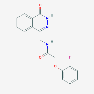 2-(2-Fluorophenoxy)-N-[(4-oxo-3,4-dihydrophthalazin-1-YL)methyl]acetamide