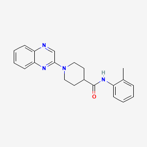 1-(quinoxalin-2-yl)-N-(o-tolyl)piperidine-4-carboxamide