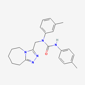 1-(3-methylphenyl)-3-(4-methylphenyl)-1-(6,7,8,9-tetrahydro-5H-[1,2,4]triazolo[4,3-a]azepin-3-ylmethyl)urea