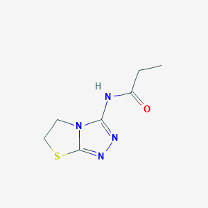 N-(5,6-dihydrothiazolo[2,3-c][1,2,4]triazol-3-yl)propionamide