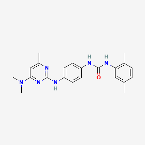 1-(4-{[4-(Dimethylamino)-6-methylpyrimidin-2-YL]amino}phenyl)-3-(2,5-dimethylphenyl)urea