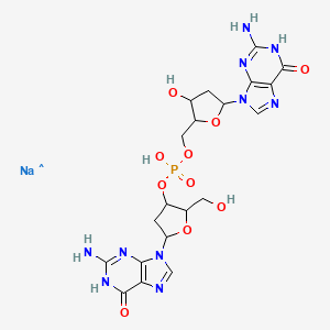 molecular formula C20H25N10NaO10P B1497158 2'-Deoxyguanylyl(3'adagger'5')-2'-deoxyguanosine sodium salt CAS No. 113753-10-9