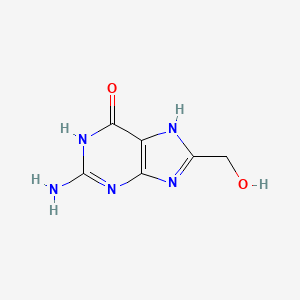 2-Amino-8-(hydroxymethyl)-3,7-dihydro-6H-purin-6-one